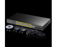 Cudy 28p GS2028PS4 (24x10/100/1000Mbit PoE+, 4xSFP/Combo) - 1110365 - zdjęcie 4